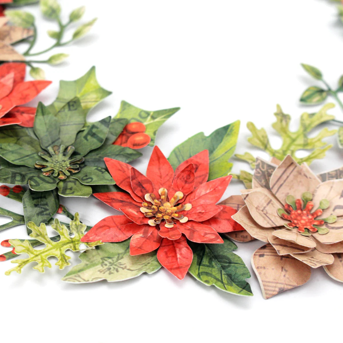 Katy Sue - Vintage Christmas, Die Cut Flowers & Leaves (3 Sheets) (2026)