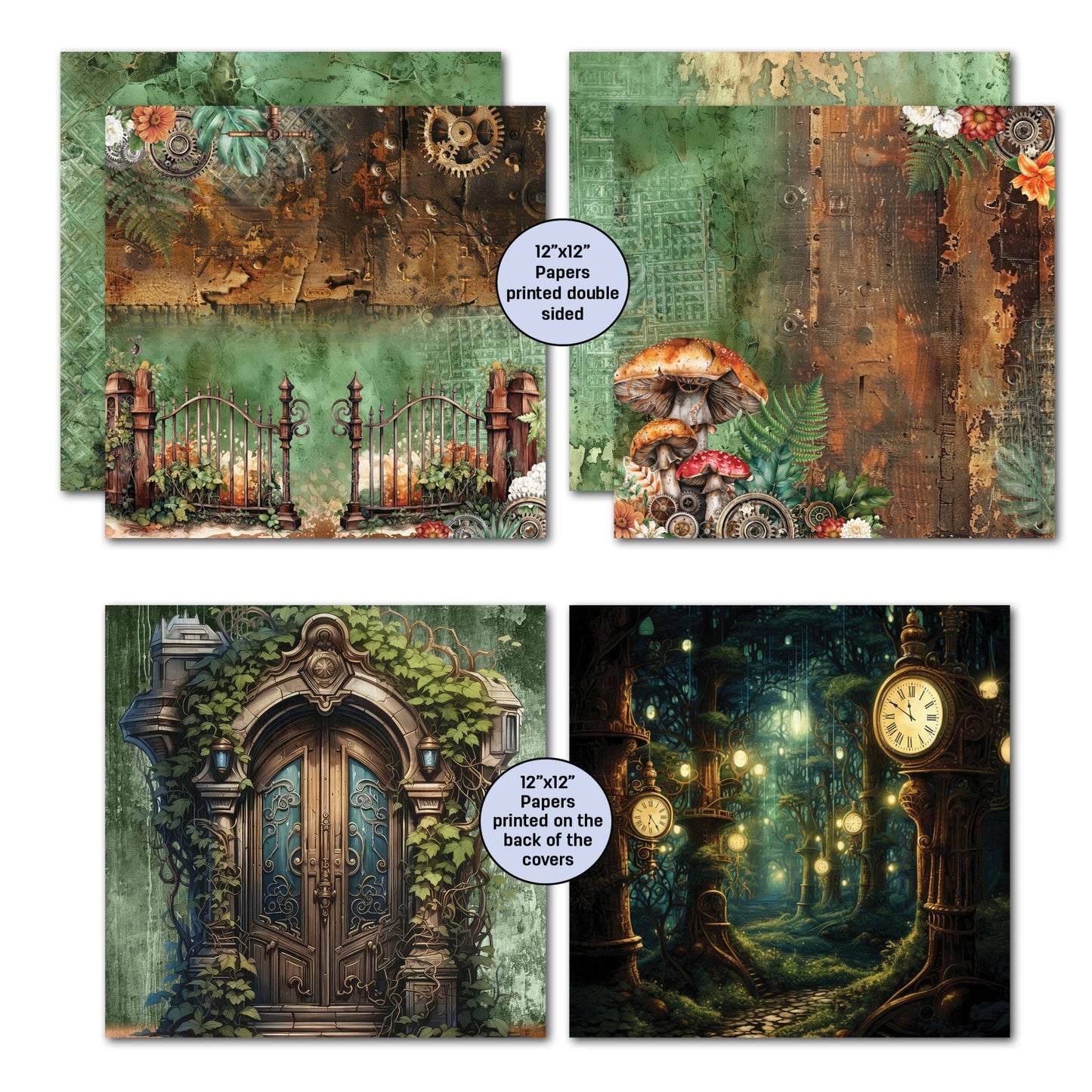 3Quarter Designs - 12x12 Punk'ed Forest - The Crafty Kiwi