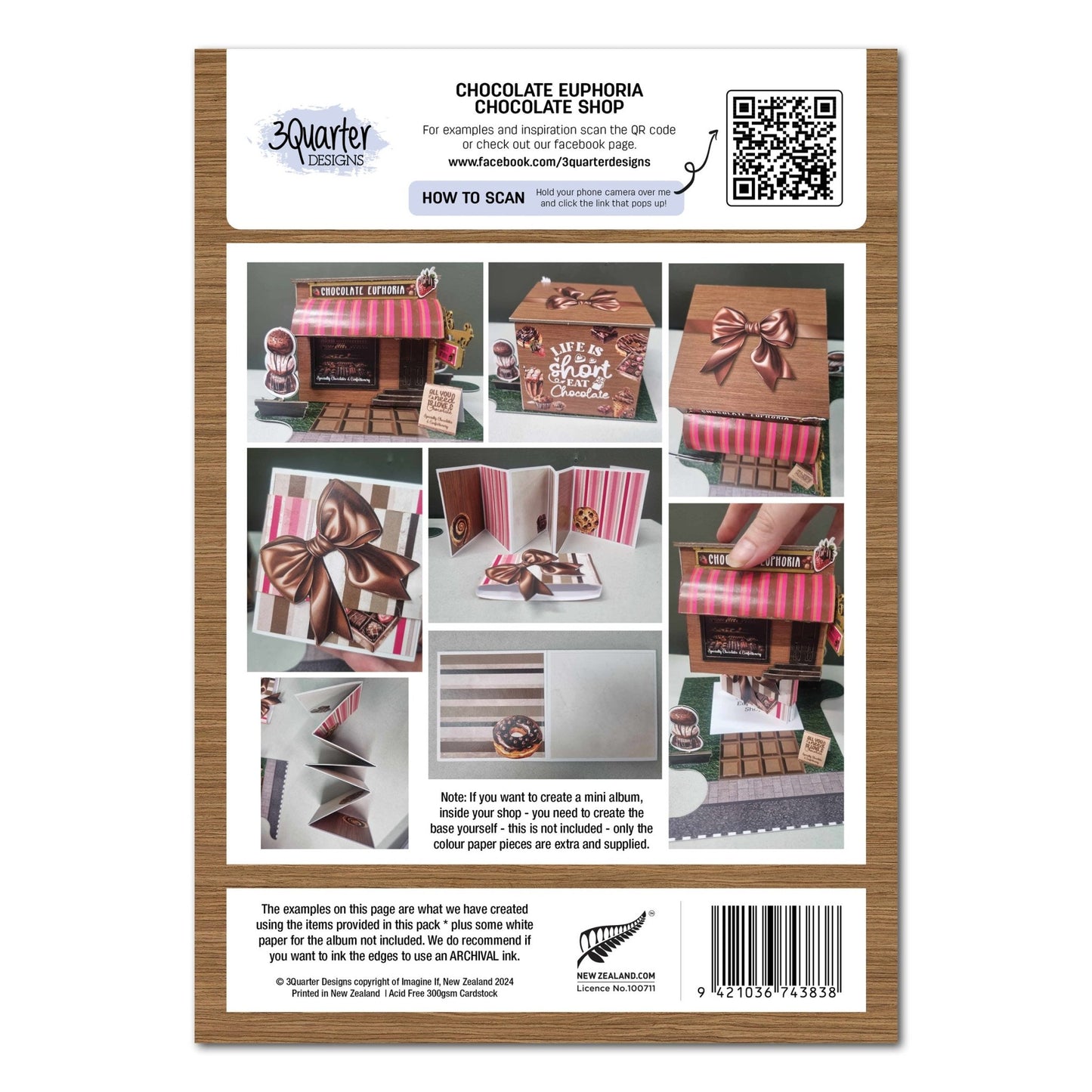 3Quarter Designs - 3Quarter Lane Village - Chocolate Euphoria Chocolate Shop (Feb 25) - The Crafty Kiwi