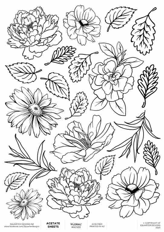 3Quarter Designs - Acetate Sheet - Girls Weekend - The Crafty Kiwi