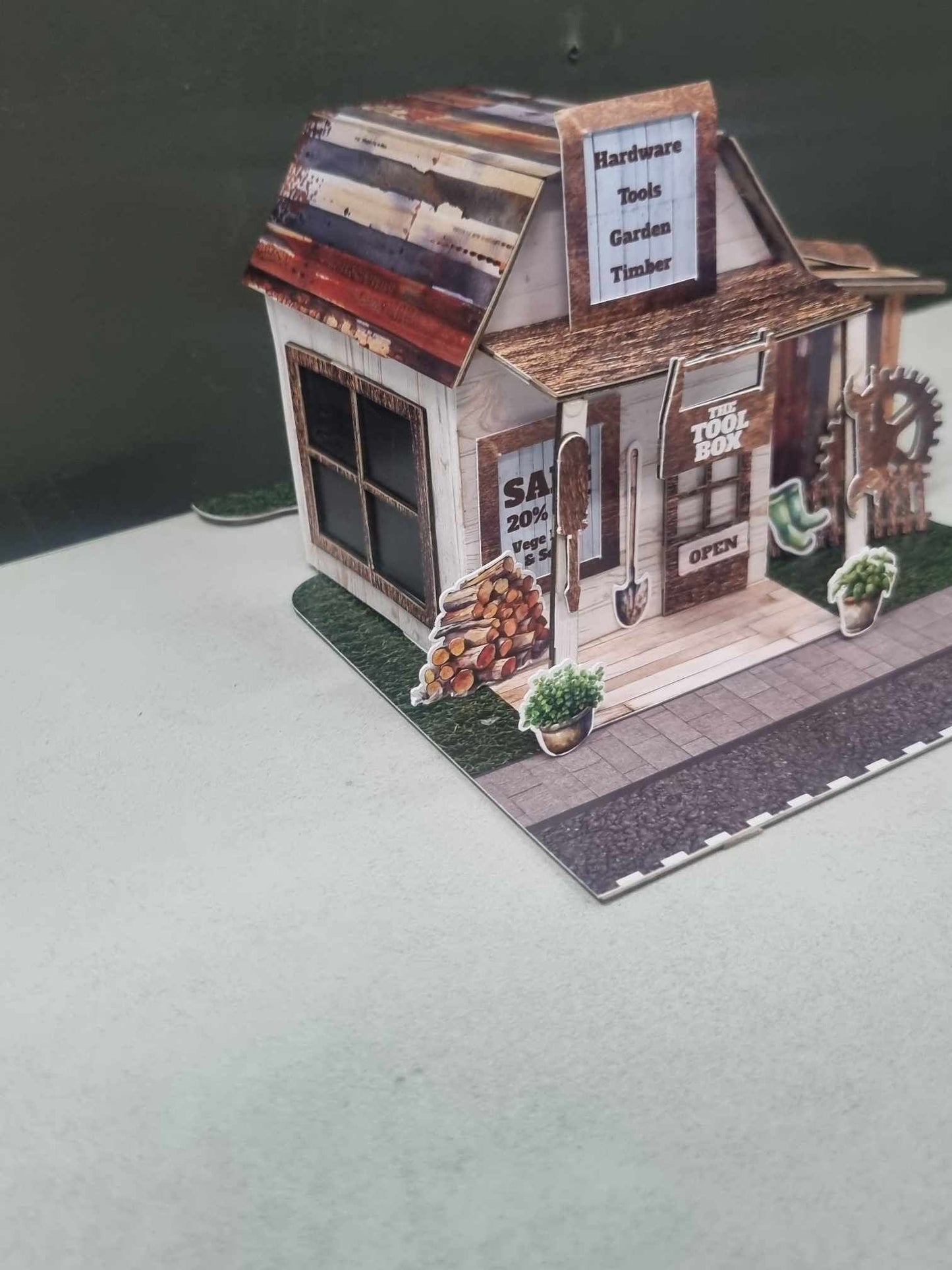 3Quarter Designs - Lane Village - Tool Box Hardware Store (March #3 of 12) - The Crafty Kiwi