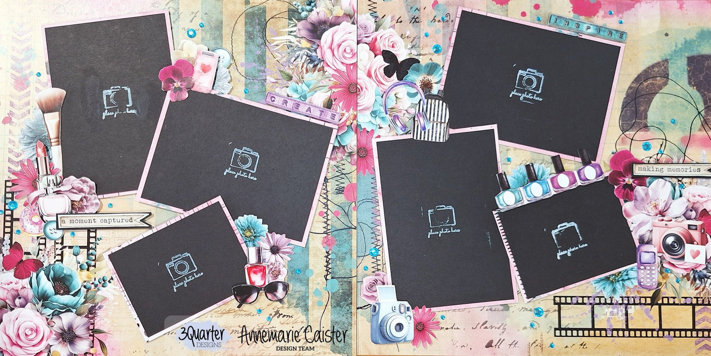 3Quarter Designs - Teenage Dream Mini Scrapbook Kit - By Annemarie - The Crafty Kiwi