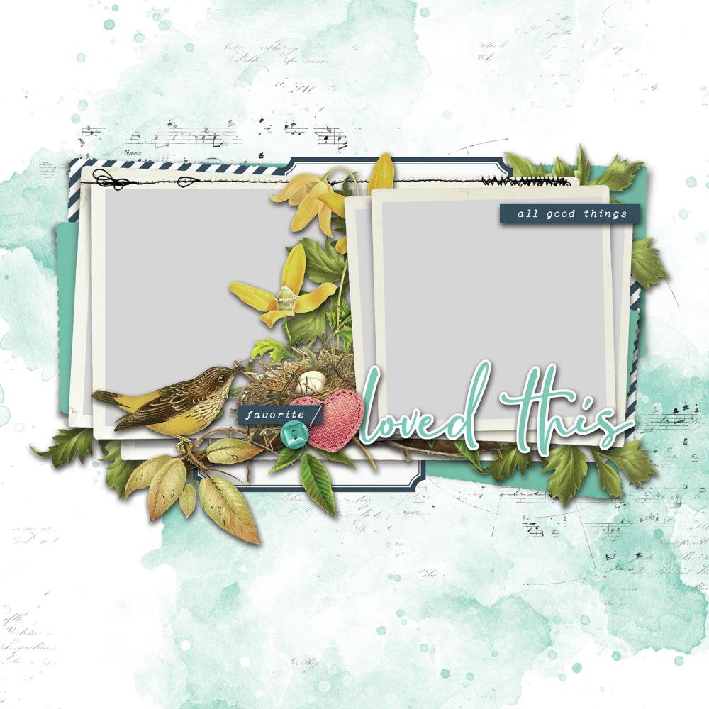 49 and Market - BIRDSONG - Page Kit - The Crafty Kiwi