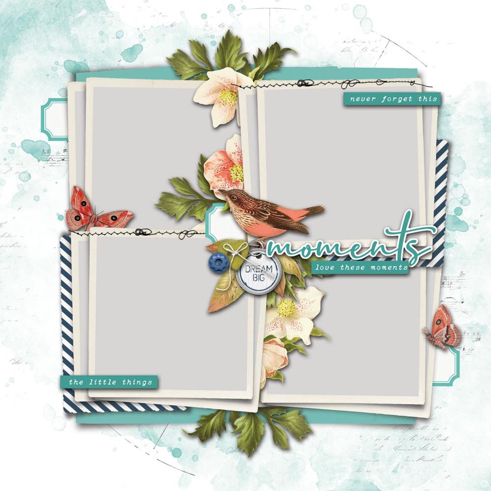 49 and Market - BIRDSONG - Page Kit - The Crafty Kiwi