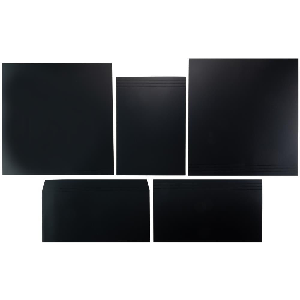 49 and Market - Create - An - Album Foundation Inserts 12x12 - Black - The Crafty Kiwi