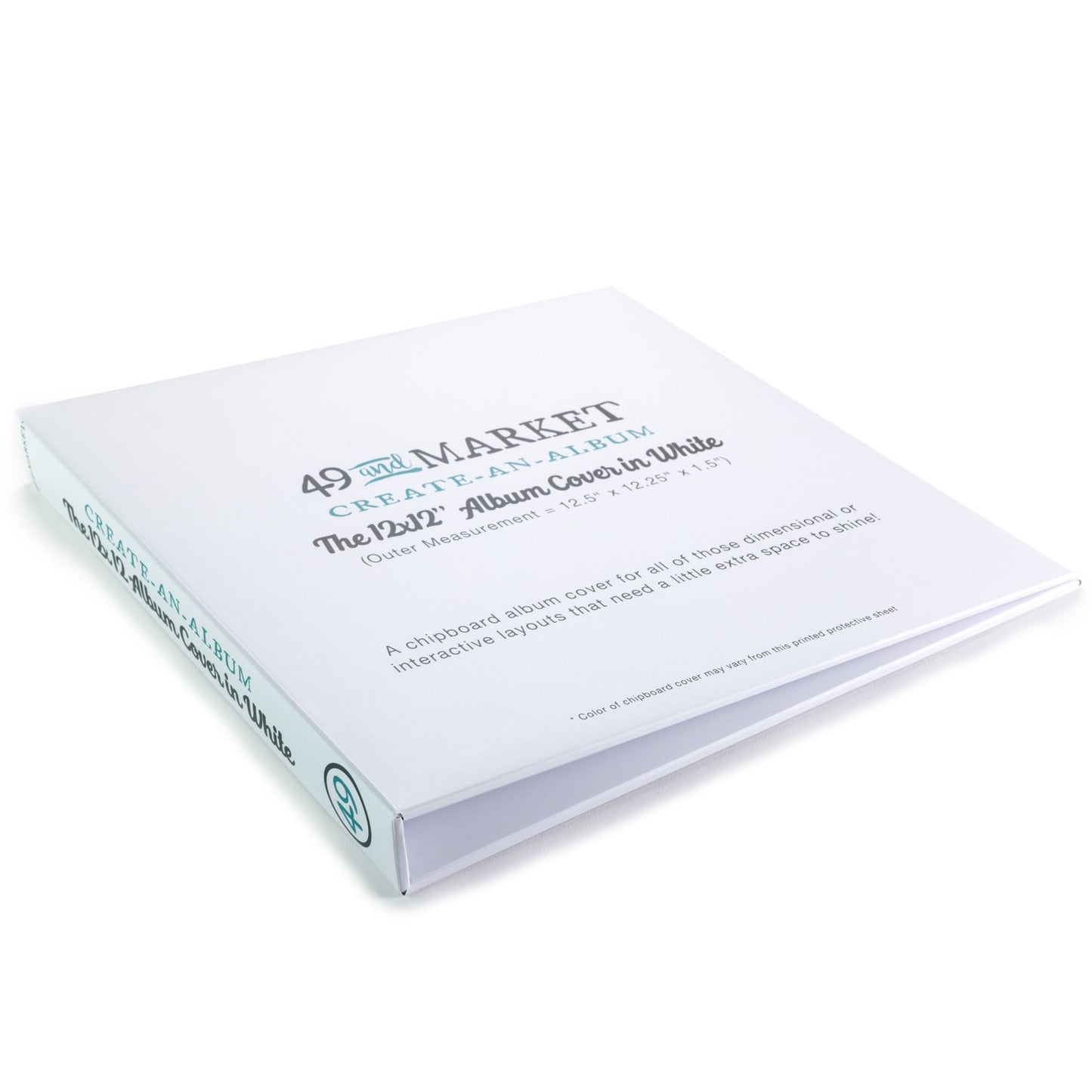 49 and Market - Create - An - Album Foundation Inserts 12x12 - White - The Crafty Kiwi