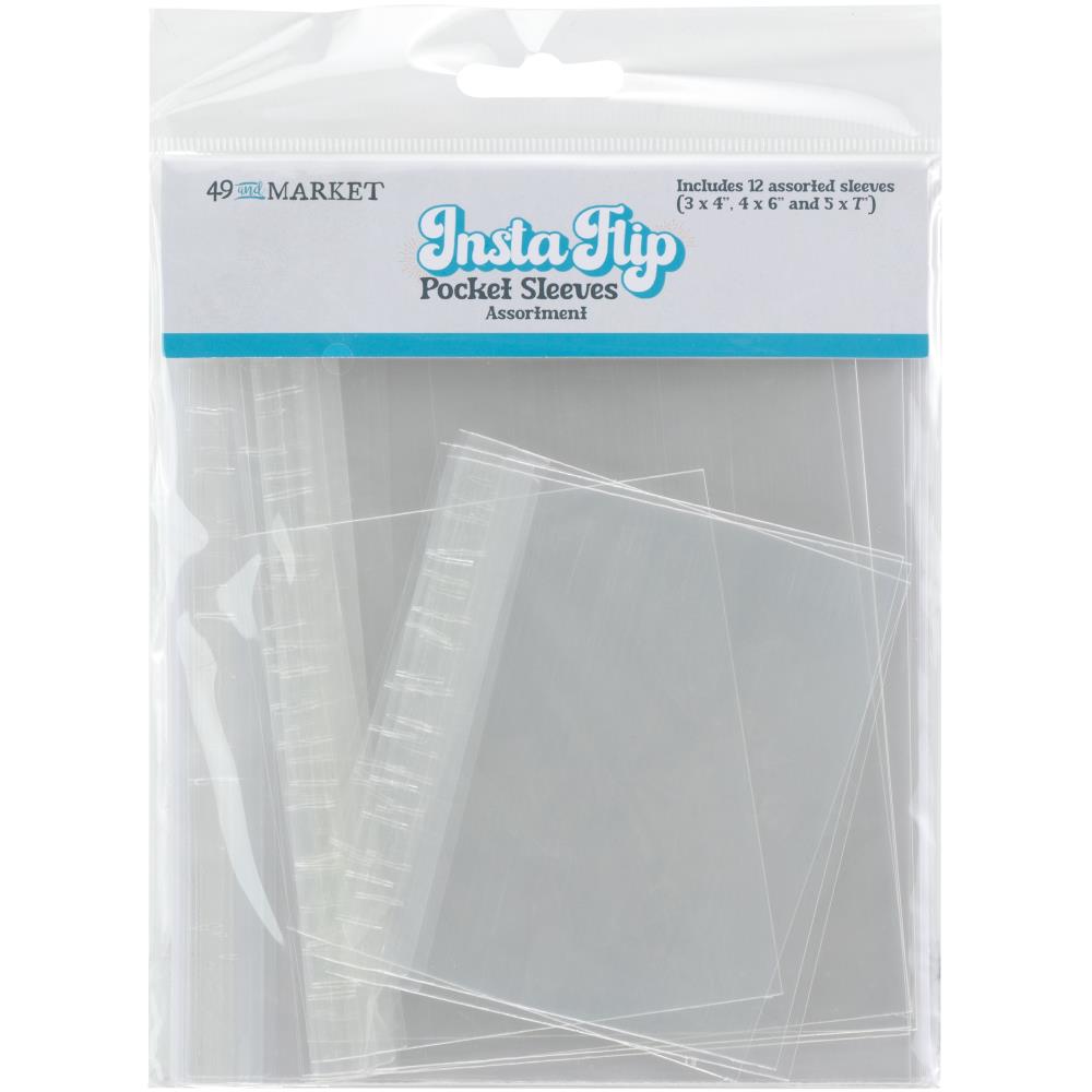 49 and Market - InstaFlip Sleeves Assortment (12/pack) - The Crafty Kiwi