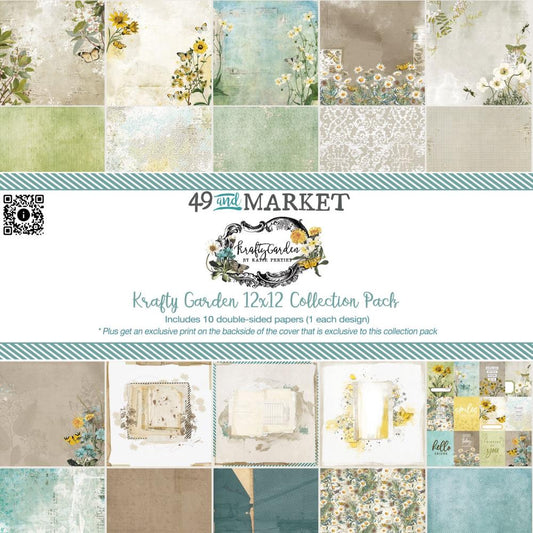49 and Market - KRAFTY GARDEN - 12x12 Collection Pack - The Crafty Kiwi