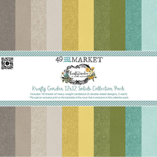 49 and Market - KRAFTY GARDEN - 12x12 Solids Collection Pack - The Crafty Kiwi