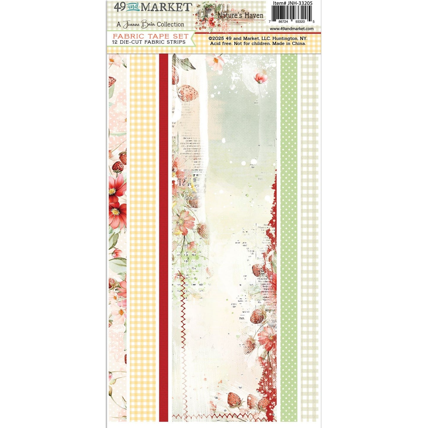 49 And Market - NATURE'S HAVEN - Fabric Strips - The Crafty Kiwi