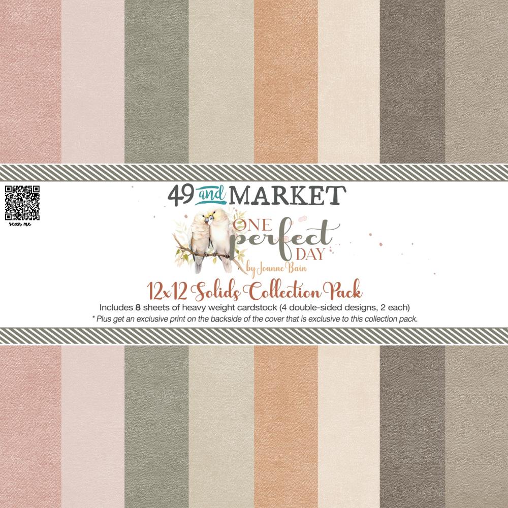 49 and Market - ONE PERFECT DAY - 12x12 Solids Collection Pack - The Crafty Kiwi