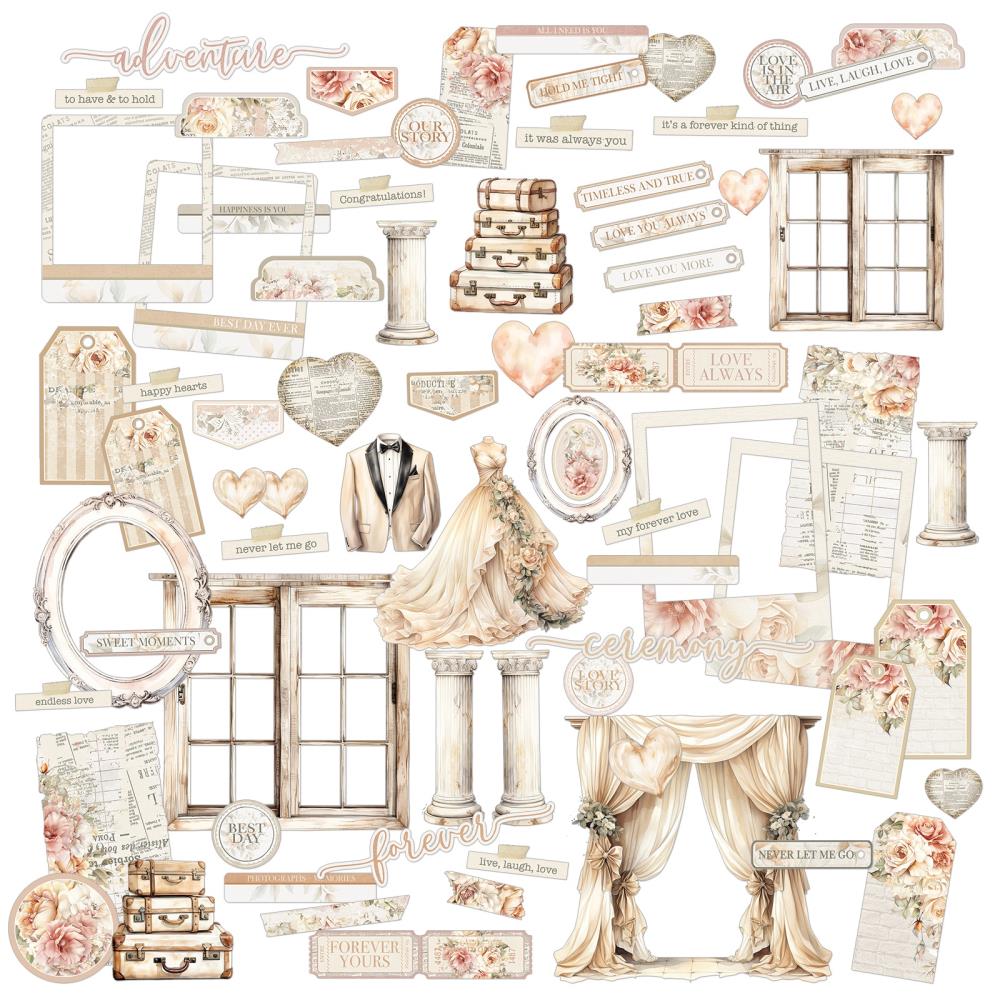 49 and Market - ONE PERFECT DAY - Die Cut Elements - The Crafty Kiwi