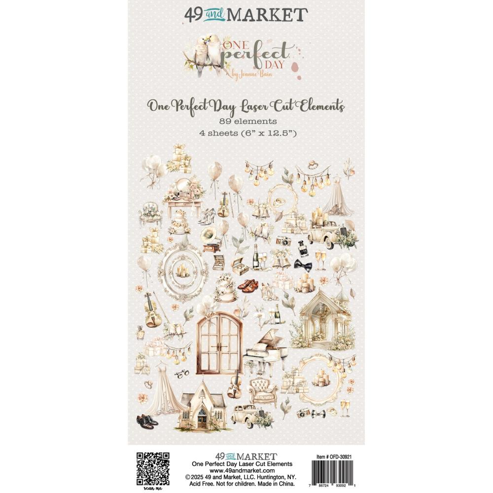 49 and Market - ONE PERFECT DAY - Laser Cut Outs - The Crafty Kiwi