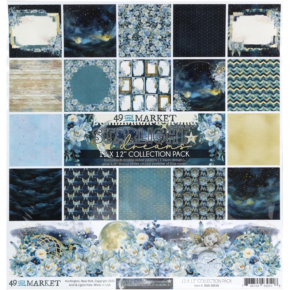 49 and Market - STARLIGHT DREAMS - 12x12 Collection Pack - The Crafty Kiwi