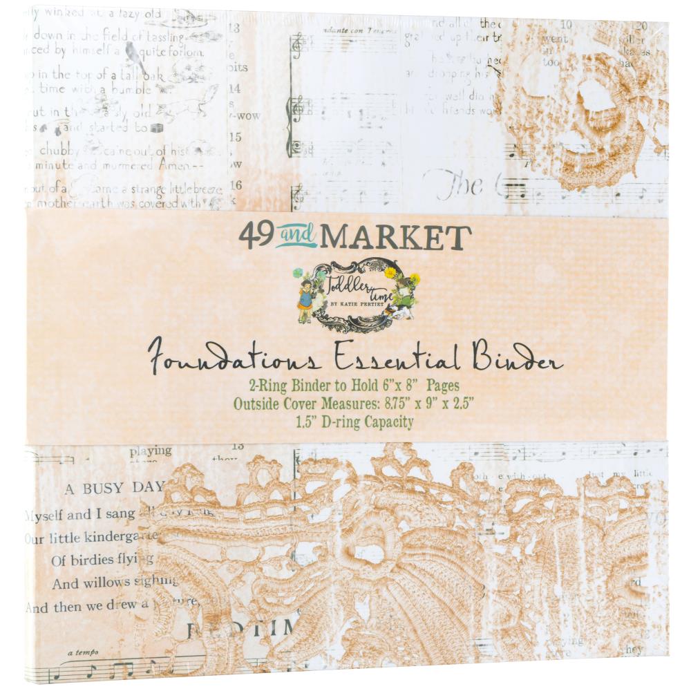 49 and Market - TODDLER TIME - Foundations Binder - Coral - The Crafty Kiwi