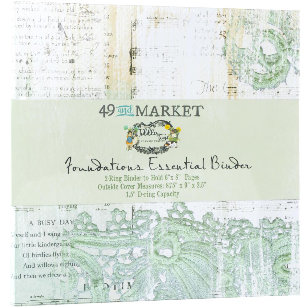49 and Market - TODDLER TIME - Foundations Binder - Mint - The Crafty Kiwi