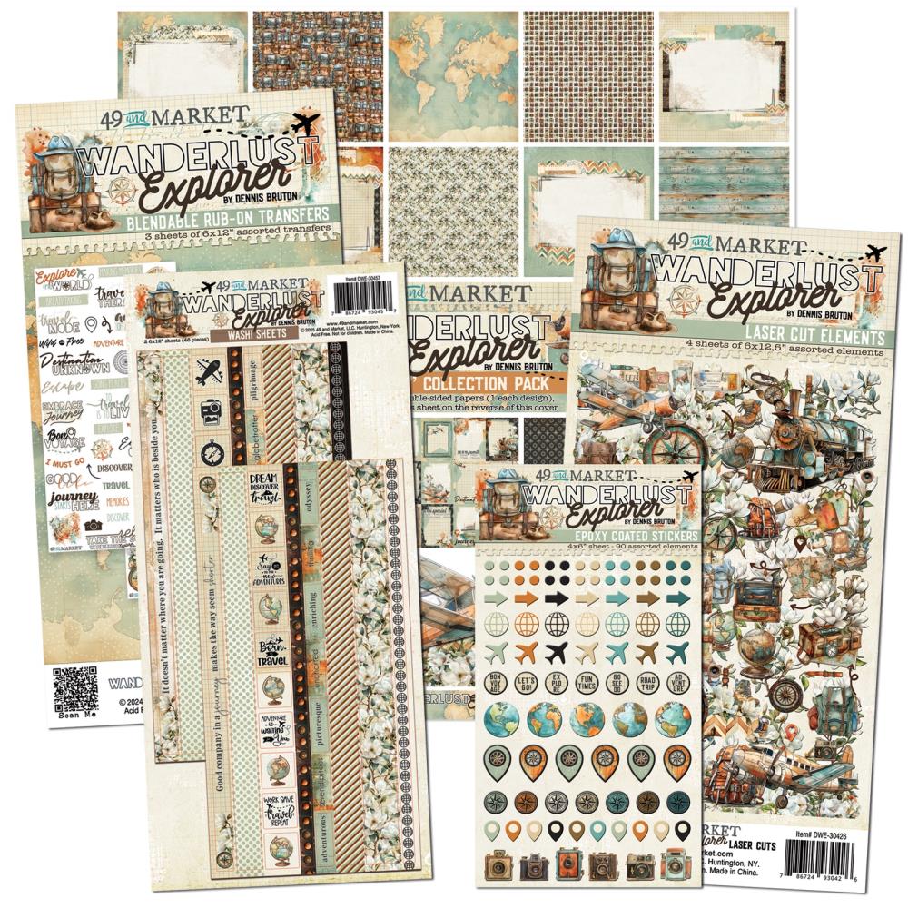 49 and Market - WANDERLUST EXPLORER - Collection Bundle - The Crafty Kiwi