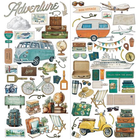 49 And Market - Travel Diaries - Laser Cuts Elements