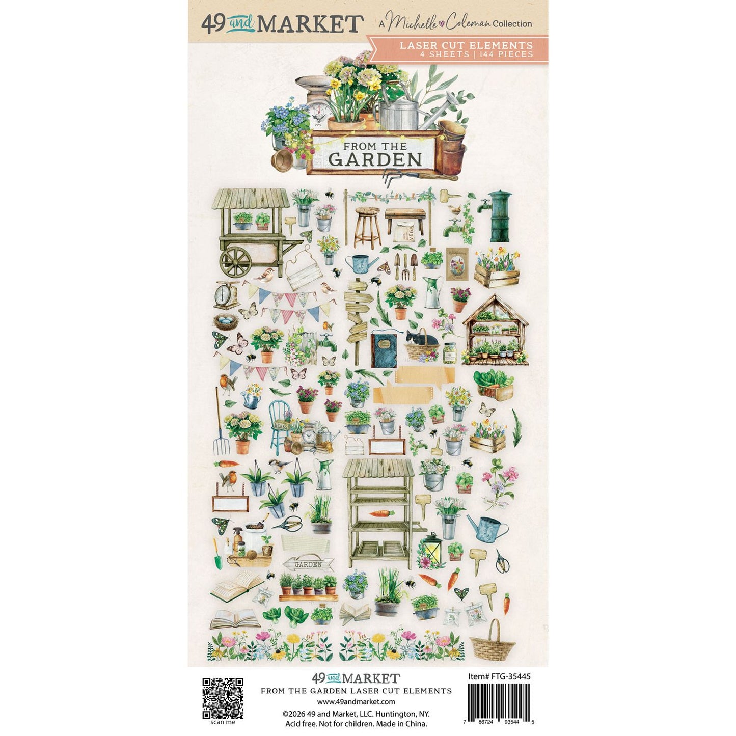 49 And Market - From the Garden - Laser Cuts Elements