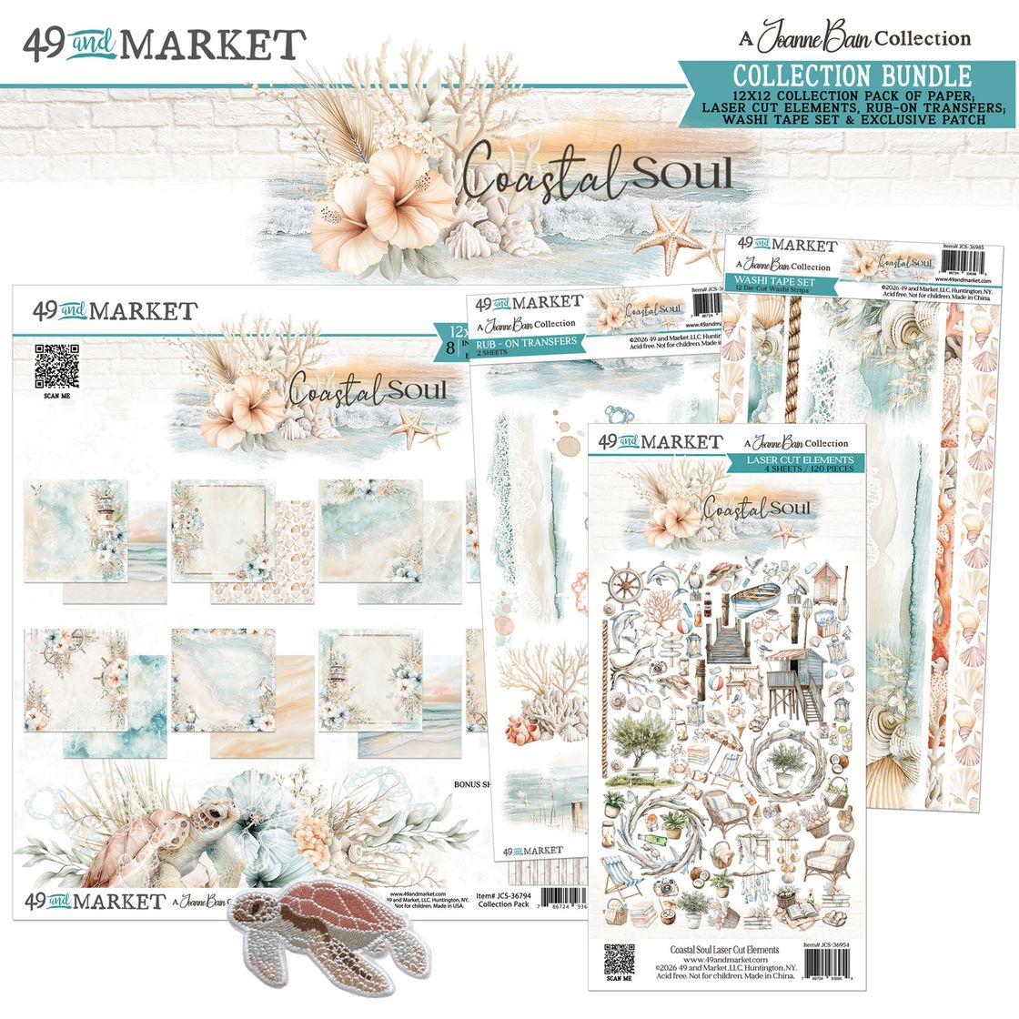 49 and Market - Coastal Soul Collection Bundle with Patch