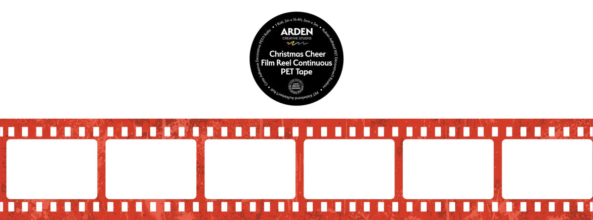Arden Creative Studio - Christmas Cheer - Film Reel Continuous PET Tape