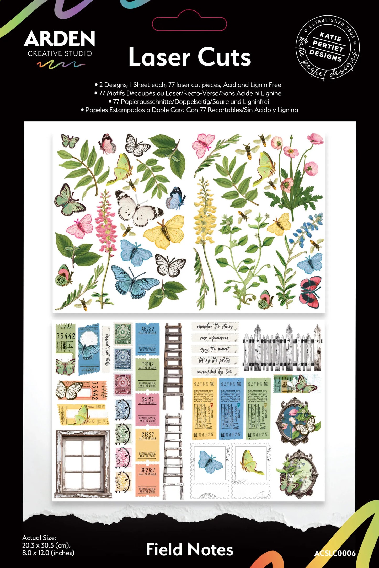 Arden Creative Studio - Field Notes - Laser Cuts