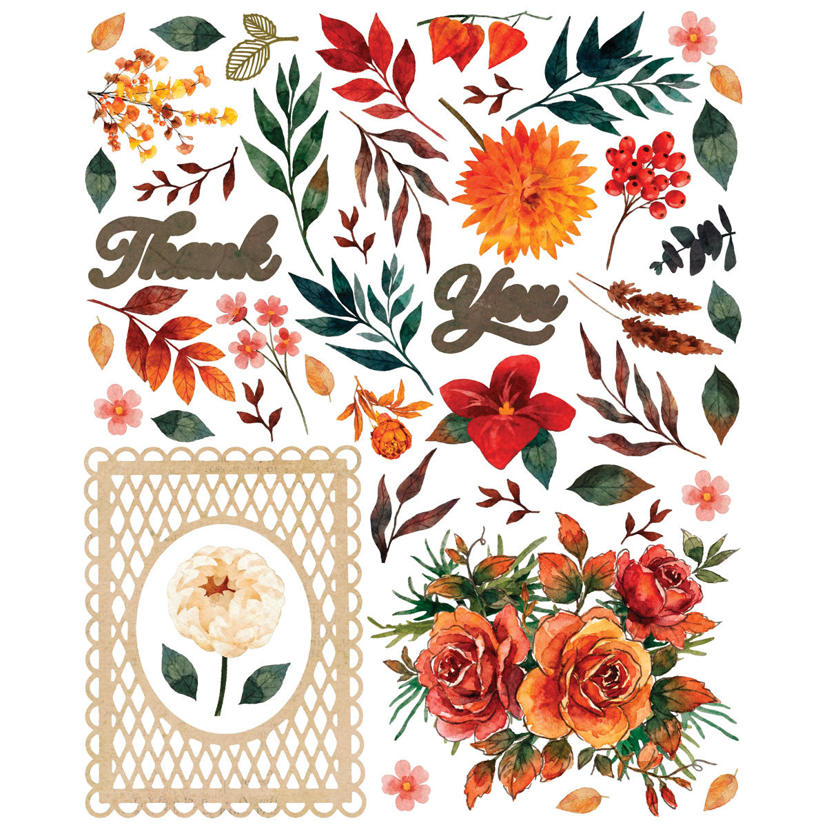49 and Market - Thankful Card Kit with Gold Foil