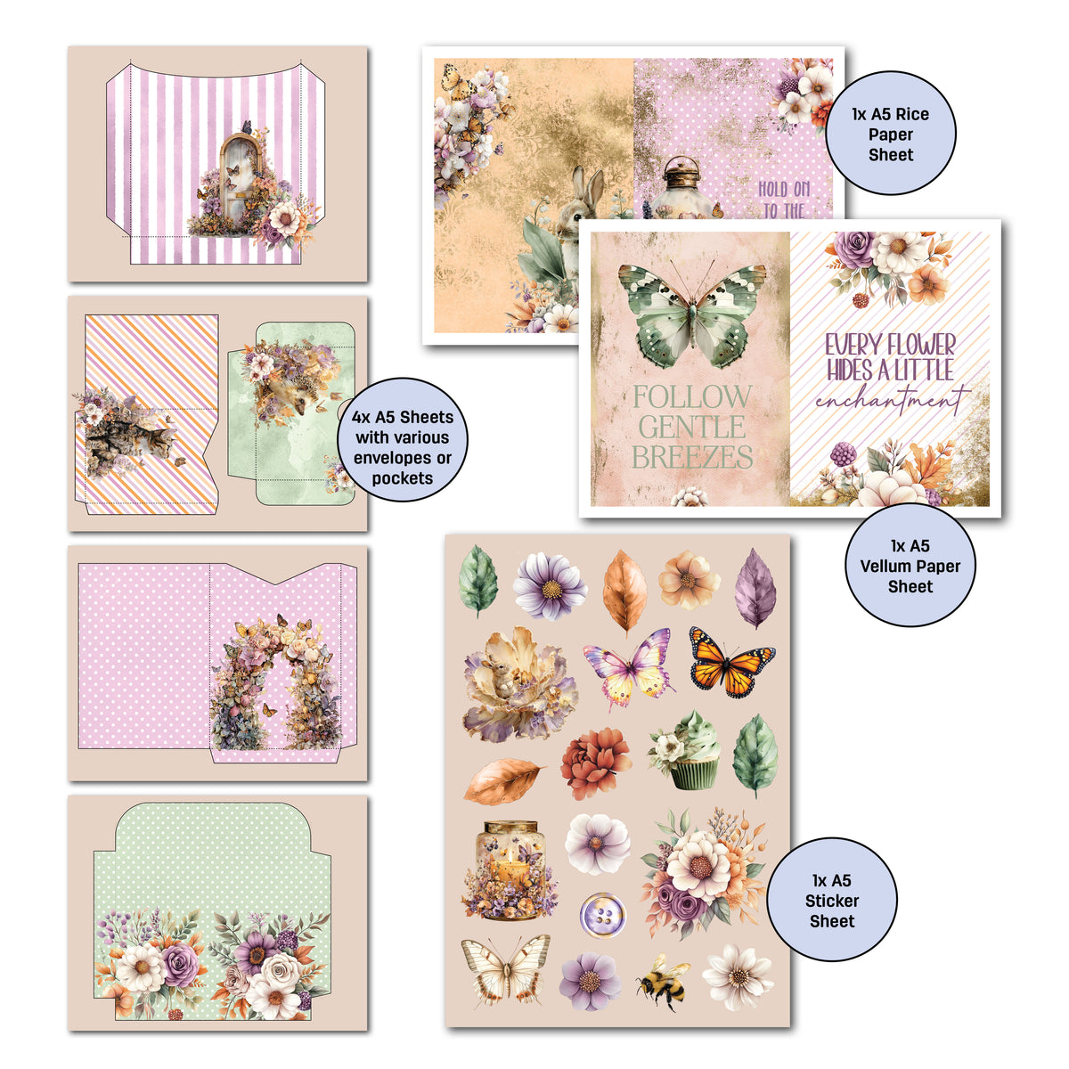 3Quarter Designs - Gimme More - Butterfly Grove