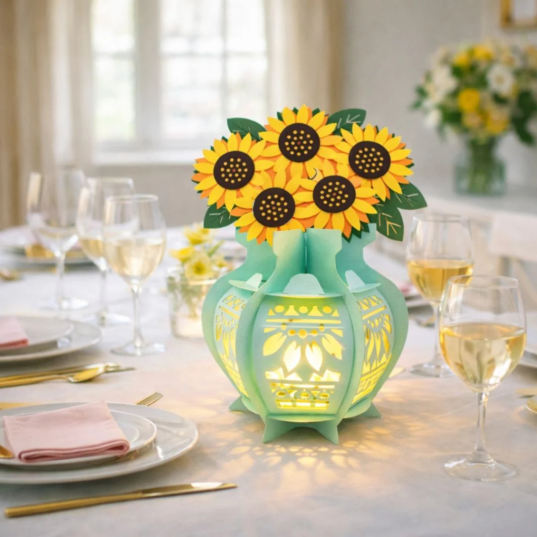 CrafTreat - DIY Paper Lantern - Flower Vase