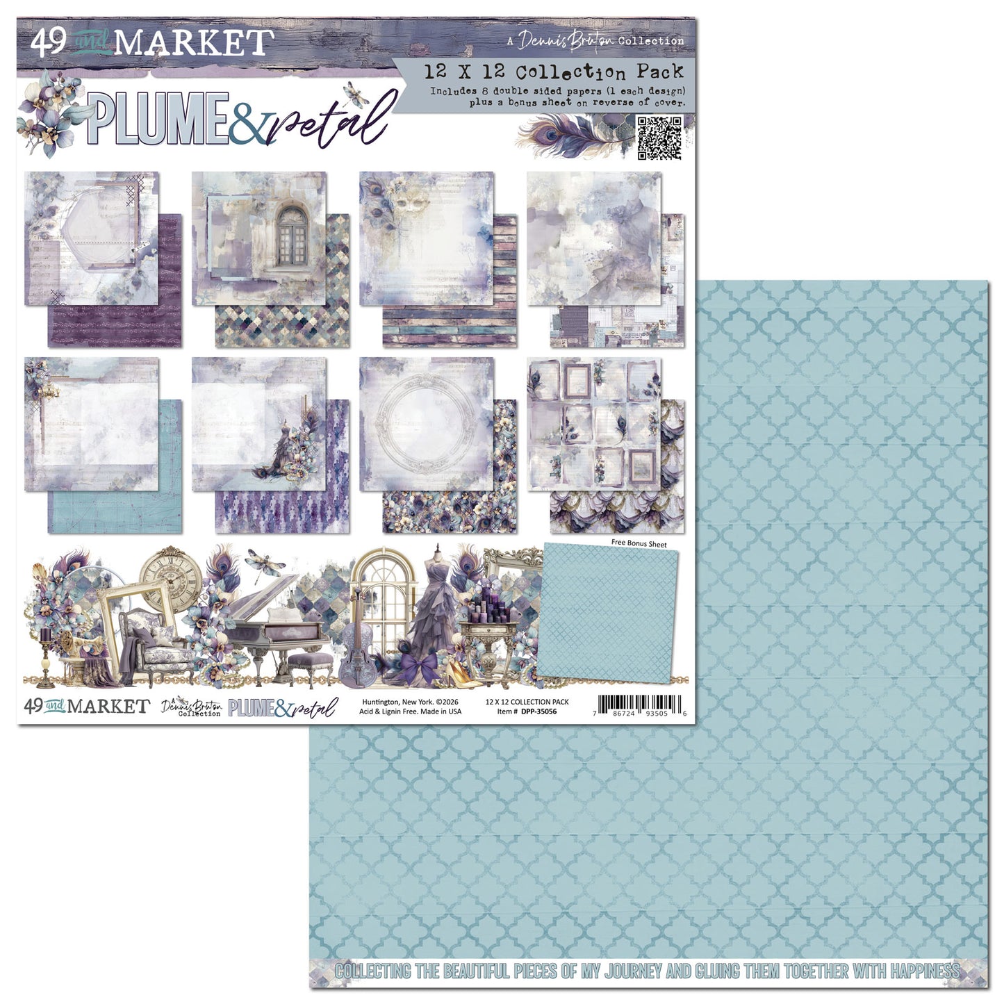 49 And Market - Plume & Petal - 12x12 Collection Pack