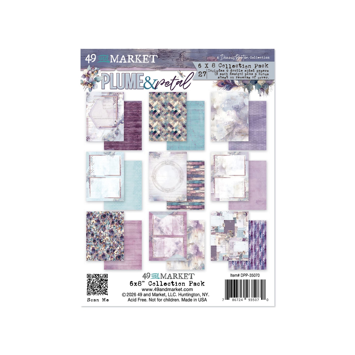 49 and Market - Plume & Petal - 6x8 Collection Pack