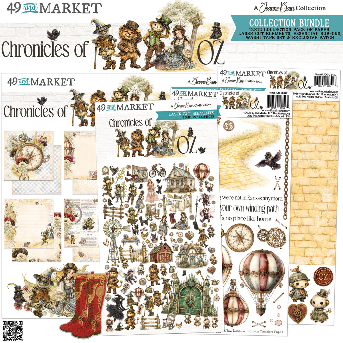 49 and Market - Chronicles of Oz - Bundle Set with Patch
