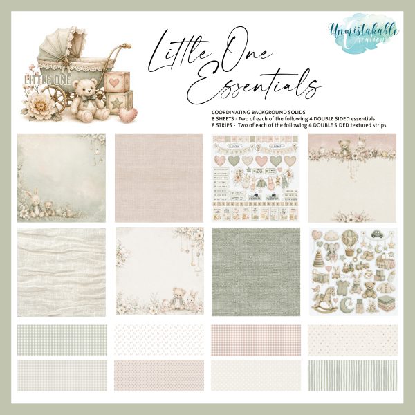 Unmistakable Creations - Little Ones Add-On Paper Pack for Heirloom Collection