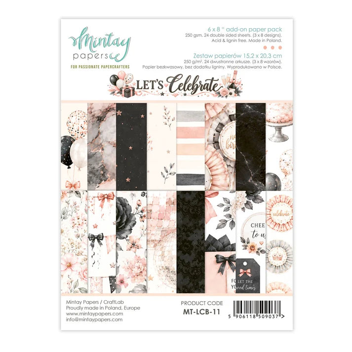 Mintay - LET'S CELEBRATE-11 - 6x8 Paper Pad