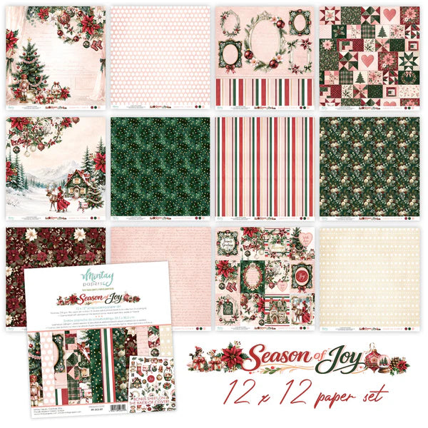 Mintay - Season of Joy - 12x12 Paper Pack