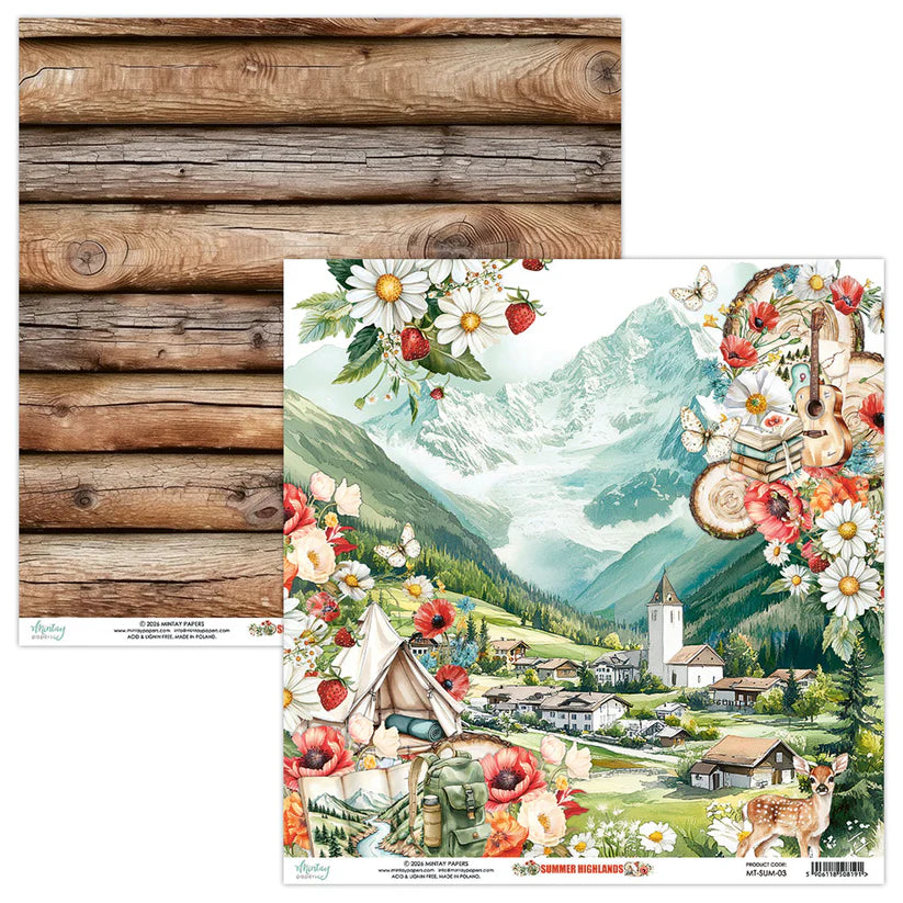 Mintay - Summer Highlands -03 - 12x12 Paper (1/sheet)