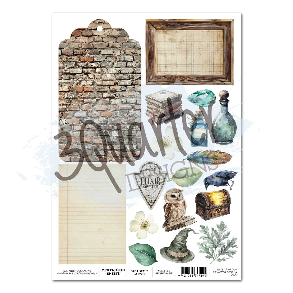 3Quarter Designs - Mini Project Sheet - Wand Academy
