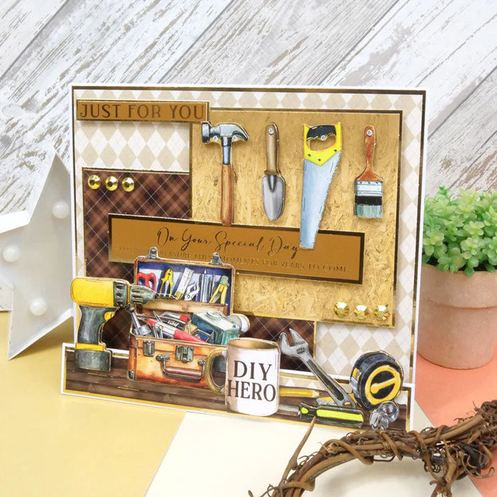 Hunkydory Crafts - Pop-Up Stepper Card - DIY Hero