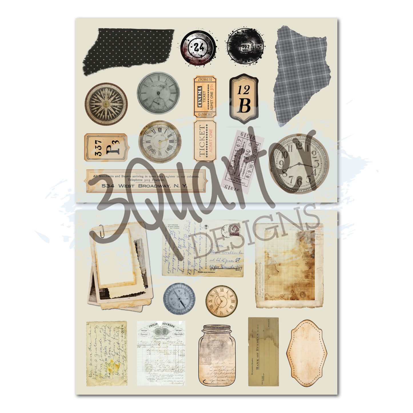 3Quarter Designs - 8x8 - Paper Tales