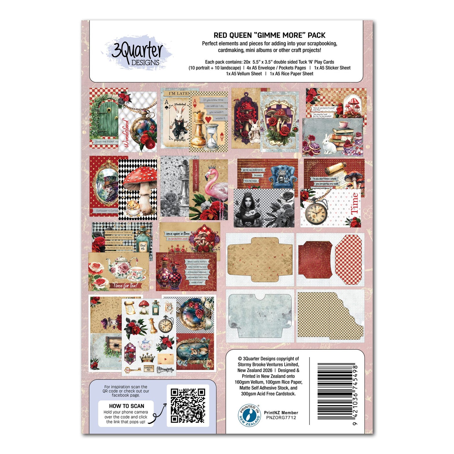 3Quarter Designs - Gimme More Pack - Red Queen