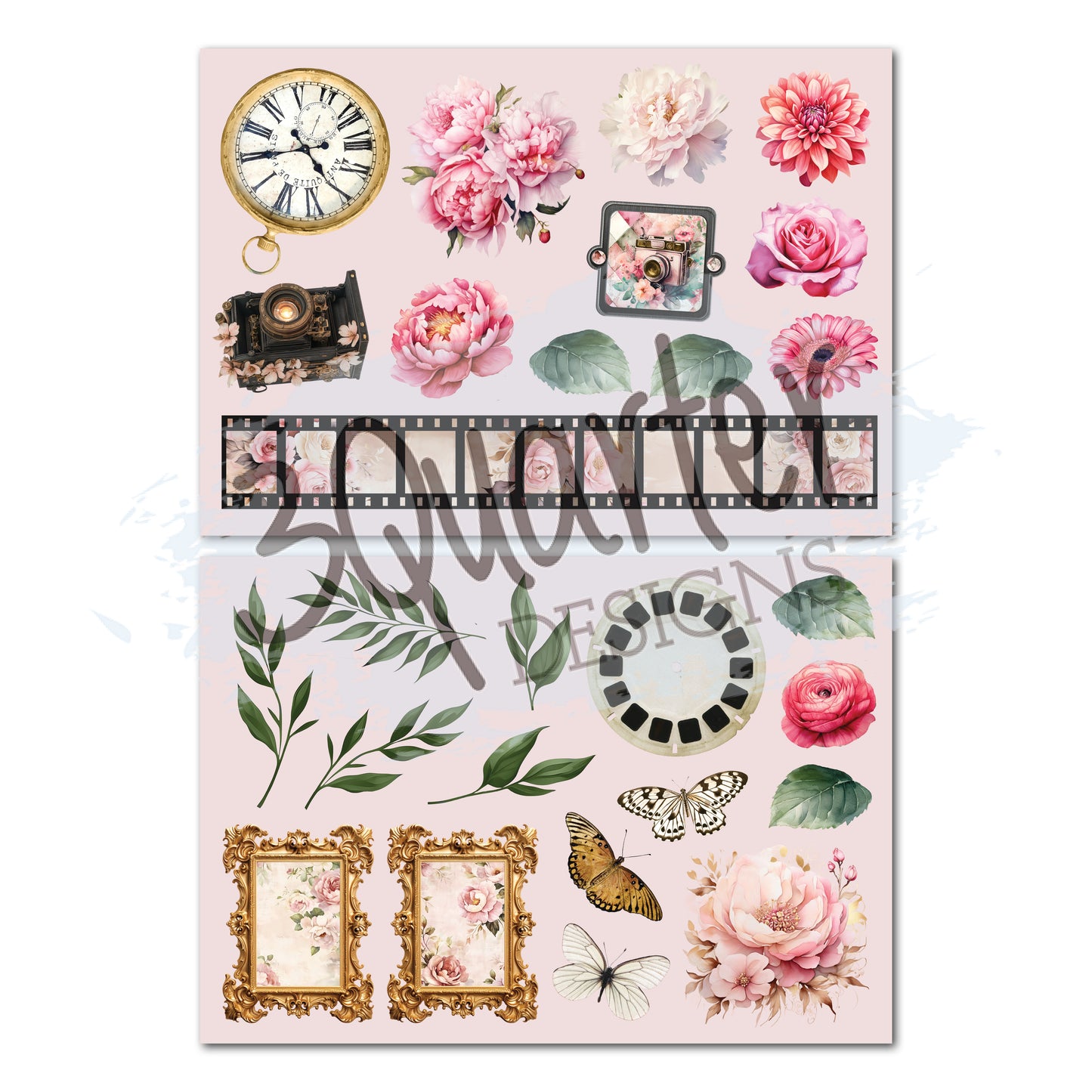 3Quarter Designs - 8x8 - Shutter Glam
