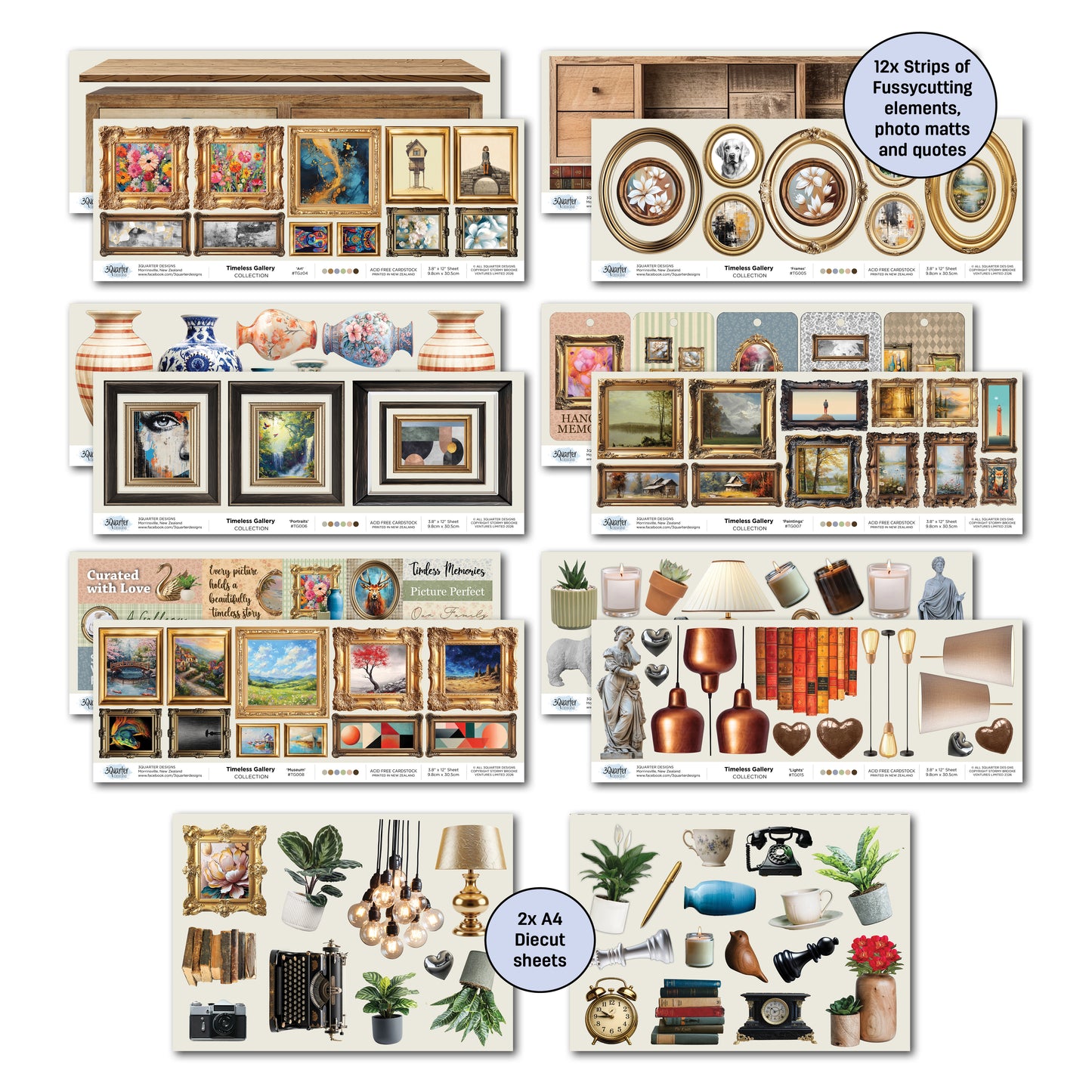 3Quarter Designs - 12x12 - Timeless Gallery