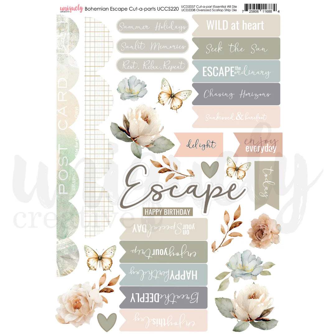 Uniquely Creative - Bohemian Escape Bundle Kit
