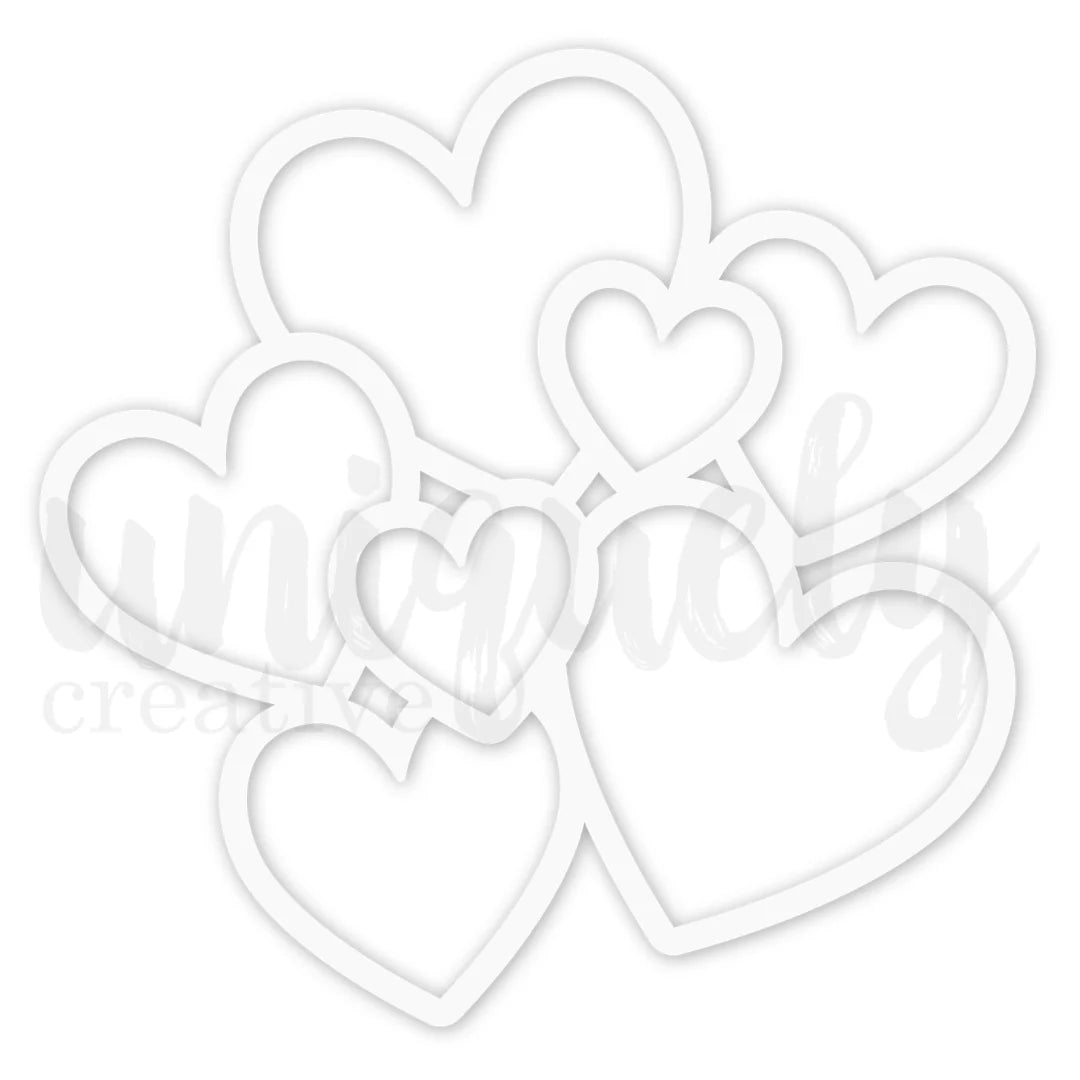 Uniquely Creative - Hearts Overlay (Oh So Lovely release)