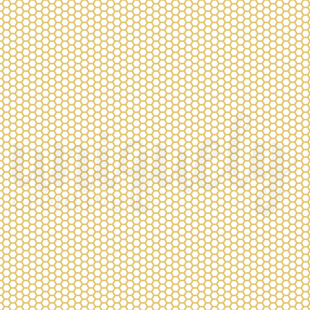 Uniquely Creative -12 x 12 Honeycomb Foil Acetate (Sweet as Honey)