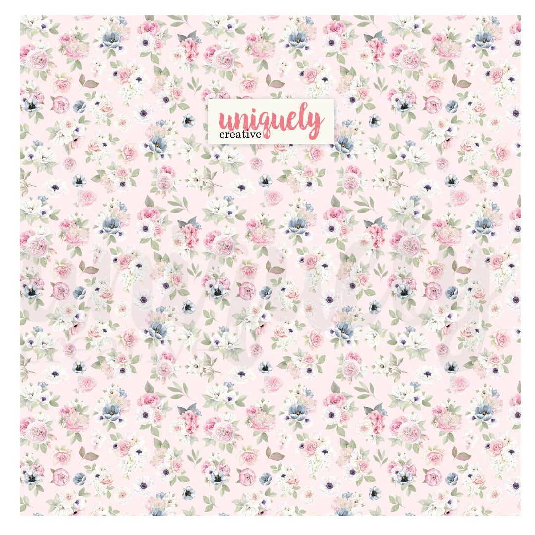 Uniquely Creative - Large Floral Canvas Tote Bag (Aug 26)