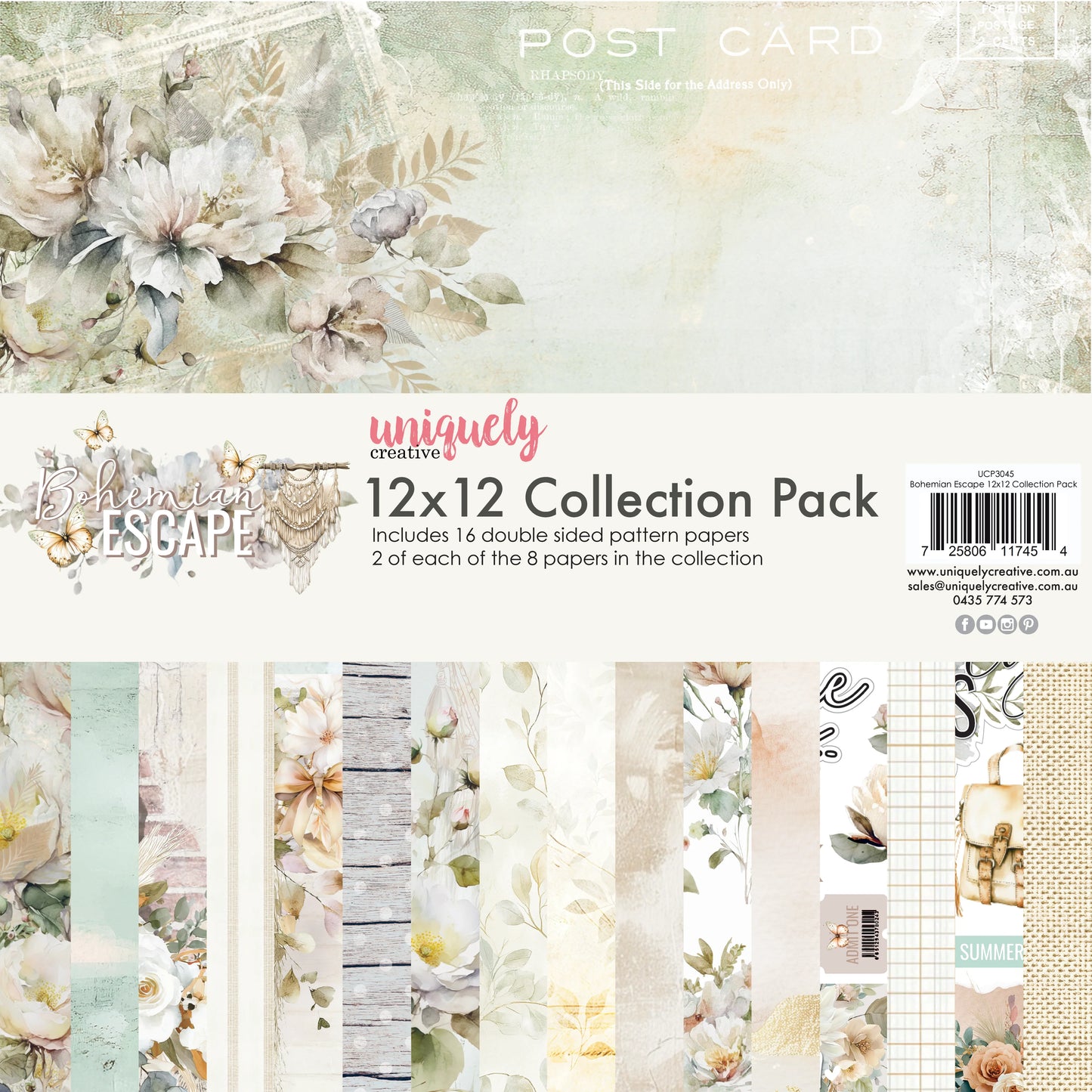 Uniquely Creative - Bohemian Escape 12x12 Paper Pack
