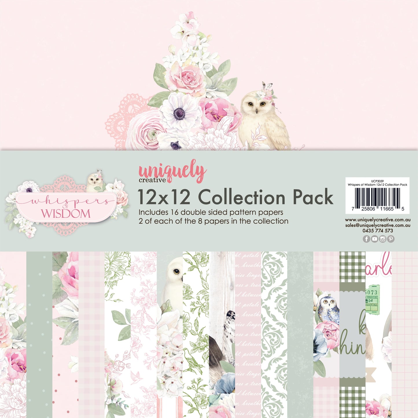 Uniquely Creative - Whispers of Wisdom 12x12 Paper Pack