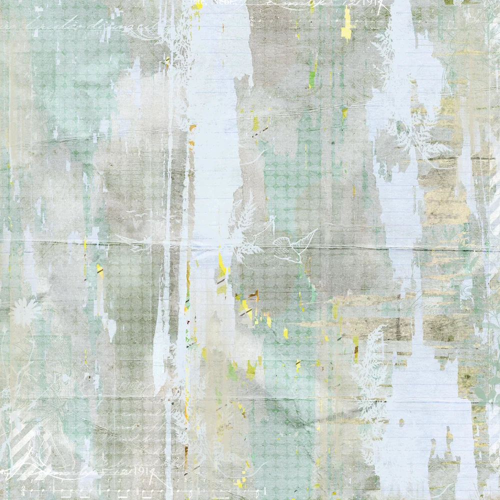 Uniquely Creative - Delighted Curiosities - 12x12 Foliage Whispers Paper (1/sheet) (Sept 26)