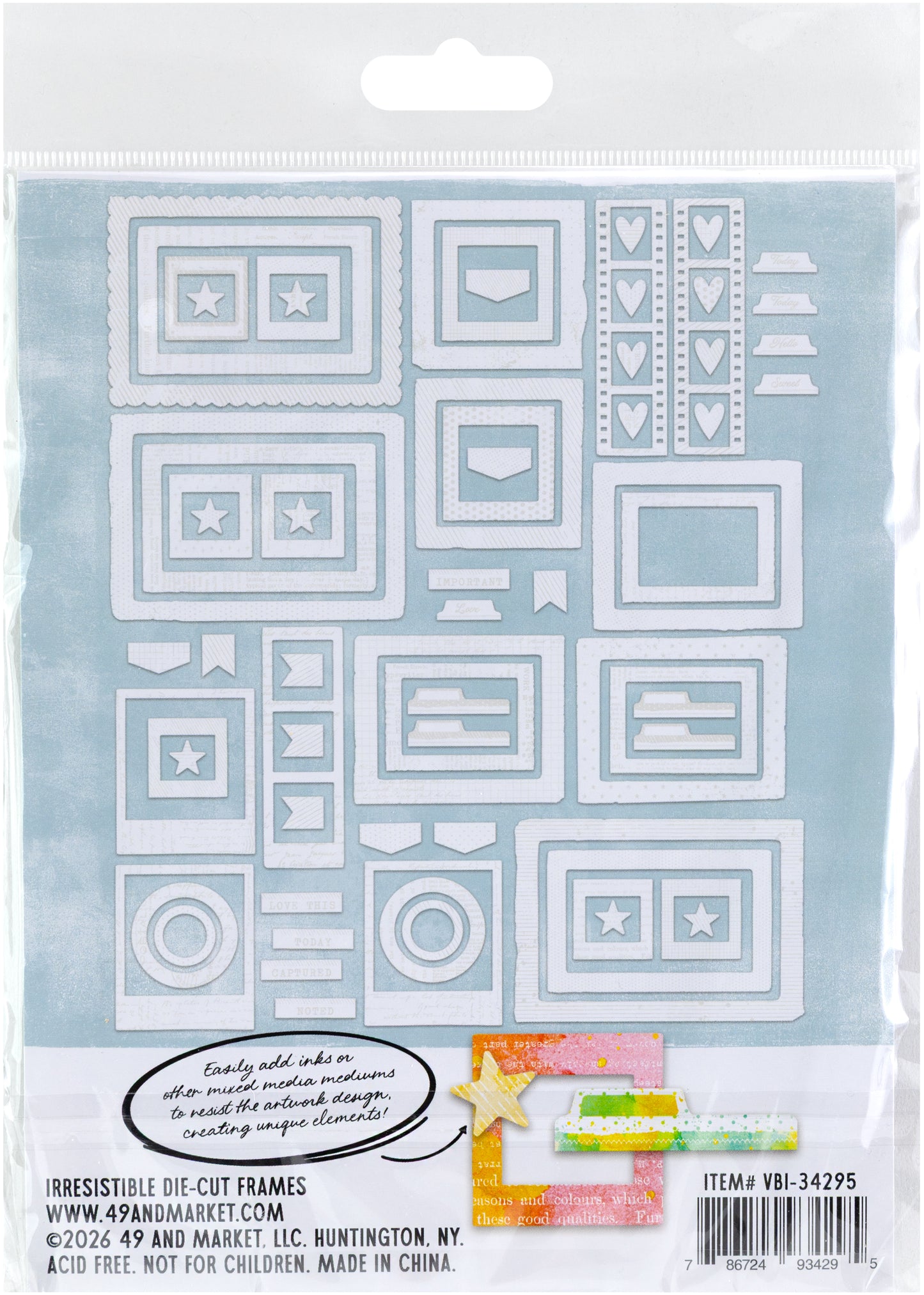 49 and Market - Irresistible - Die-cut Frames